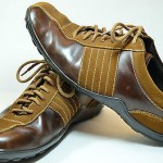 COLE HAAN MENS TWO TONE BROWN SUEDE OXFORDS SNEAKERS SHOES Size 10M