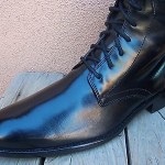 Cole Haan Nike Air High Top Mens Dress Shoes Boots Size 10M Black Leather Oxford