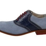COLE HAAN  Air Colton Saddle in Blue Nubuck Leather was $198