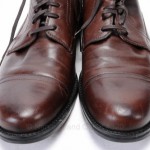 Cole Haan C10867 Nike Air 11.5 Mahogany brown leather Ankle Cap Toe boot shoe
