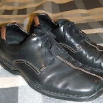 COLE HAAN SHOES LEATHER BLACK SIZE 11  EXCELLENT COND.