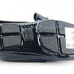 HUGO BOSS BLACK LABEL NAVY BLUE DRIVING SHOES DRIVIO 100% LEATHER NEW SZ 9 42