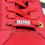 HUGO BOSS GREEN LABEL RED SHOES SNEAKERS NYLON NEW SIZE 11 44 (EU)