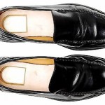 Cole Haan Men Sz 8.5 M Nike Air Dempsey Venetian Black Calfskin LOAFERS shoes