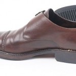 COLE HAAN Country Brown Leather Monk Strap Cap Toe Shoes – Men’s 10 D