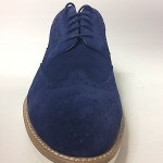New HUGO BOSS Cortios Navy Casual Wingtip Oxford Lace-Up Dress Shoes $275