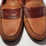 COLE HAAN TAN BROWN TWO TONE PENNY LOAFERS SHOES MEN’S 9 D