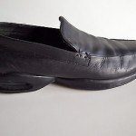 Men’s Cole Haan ‘Air Lennox’ Black Leather Slip-On Loafers, Size 9 M