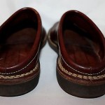 COLE HAAN Country Brown Leather Slip On Mules Exposed Stitching Mens Sz 10.5 M