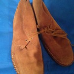 Clarks Desert Brown Leather Chukka Boots Mens 10 M