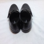 Cole Haan Nike Air Black Leather Slip On Loafers Strap Buckle  Men’s 9 1/2 M