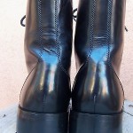 Cole Haan Nike Air High Top Mens Dress Shoes Boots Size 10M Black Leather Oxford