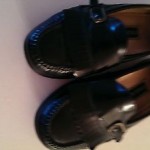COLE HAAN BLACK LEATHER LOAFERS MEN’S SIZE 10 D -03518- Used in a good condition