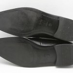 $298 msrp Mens shoes HUGO BOSS black leather slip on loafers sz 11.5