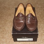 COLE HAAN Mens Brown Leather Loafers size 8.5