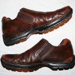 COLE HAAN ZENO MEN’S SZ 10.5 M BROWN LEATHER SLIP ON LOAFERS COMFORT SHOES