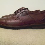 COLE HAAN Country Made in Italy Mens Brown Leather Toe Cap Oxfords ~ Size 10M