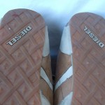 Diesel, Beige Tan Suede Leather Fashion Sneakers. Sz. 10 M