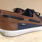 VANS Boat Shoes Leather and Canvas Sz 10.5