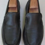 EUC 9M Cole Haan Nike Air Slip On Loafer Shoes Black