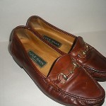 COLE HAAN MEN’S LIGHT BROWN LEATHER SLIP ON SHOES\LOAFERS  SZ 9.5 M