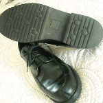 MENS COLE HAAN BLACK LEATHER OXFORDS – SZ M