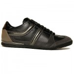 $225 Hugo Boss ORANGE Label Sneakers Black Mens Shoes 13 46 Trainers 12.5 NIB