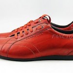 HUGO BOSS BLACK LABEL HANDMADE PROMISE DRIVING RED SHOES LEATHER NEW SZ 10 43