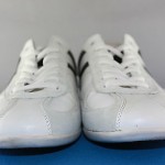 Hugo Boss Orange Mens 9.5 White Tennis shoes Sneakers Seamon 50223677 Pre-owned