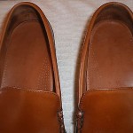 NICE PREOWNED Cole Haan Men’s BUTTERSCOTCH Brown Leather Loafers Shoe Size 8.5D