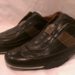 Cole Haan Nike Air Shoes * Men’s 10.5 M * Black & Gray Leather * Slip On