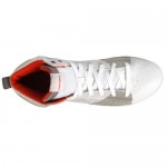 Diesel Mens G-Top White Beige Casual Leather Lace Up High Top Sneakers Shoes
