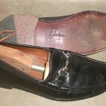black leather COLE HAAN men’s slip on Horsebit Loafer size 11 M