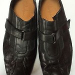 Men’s Cole Haan Nike Air Casual Shoes Black Velcro Strap Size 12M