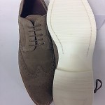 New HUGO BOSS Cortios Beige Casual Wingtip Oxford Lace-Up Dress Shoes $275