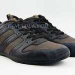 HUGO BOSS ORANGE LABEL BROWN ORLINOT SHOES SNEAKERS LEATHER NYLON NEW SIZE 10 43