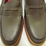 DS NEW COLE HAAN MENS NIKE  LUNARGRAND PENNY LOAFER sz US 8.5 GREY/PINK WINGTIP