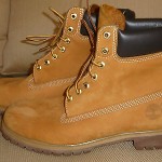Timberland size 12 mens brown leather boots