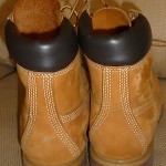 Timberland size 12 mens brown leather boots