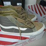 VANS WTAPS OLIVE DRAB BROWN SK8 HI OG LX SIZE 9 US BRAND NEW UNWORN RECEIPT