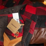 TIMBERLAND RUGGED GILET VEST,LEATHER / DUCK DOWN,BODYWARMER,JACKET,COAT,L,£185