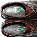 COLE HAAN MENS SZ 9.5 BROWN LEATHER OXFORDS LACE UP COMFORT SHOES