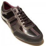$295 Hugo Boss Black Label Leather Sneakers Mens 11 44 Oxford Shoes 10.5 43.5