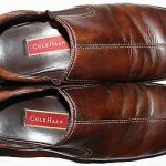 COLE HAAN ZENO MEN’S SZ 10.5 M BROWN LEATHER SLIP ON LOAFERS COMFORT SHOES