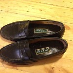 COLE HAAN MENS BLACK SLIP ON LOAFERS DRESS SHOES SIZE 10 D