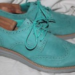 Cole Haan LunarGrand Wing-Tip, Poolside nubuck/ Gray Size 10