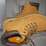 NEW $130 MENS TIMBERLAND 37578 6″ BASIC WHEAT LEATHER WORK BOOTS 9 M