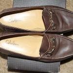 COLE HAAN Mens Brown Leather Loafers size 8.5