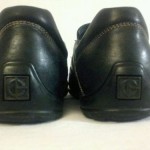 Cole Haan Black Moccasins Velcro Strap  Vibram Sole Driving Shoe Size 8.5 M