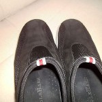 Cole Haan Nike Air Mens Black Suide & Mesh slip on Loafers Sz, 8.5  B